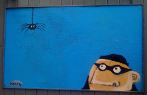 Burglar & Spider by Megan Coughlin
